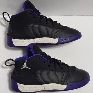 Jordan Kids Sneakers Black and Purple
